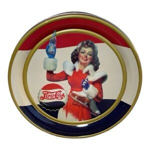 Pepsi Vintage Retro Party Tin - Red, Blue, White